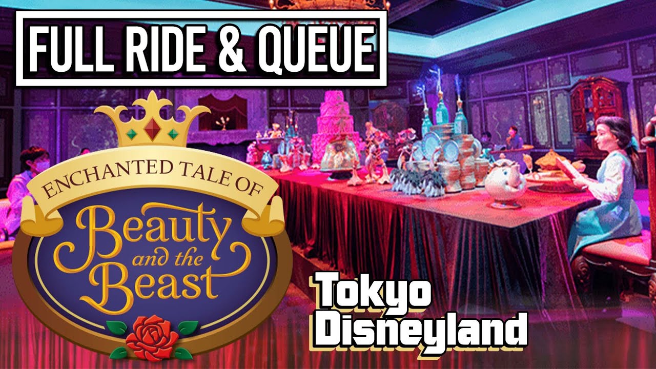 The Enchanted Tale Of Beauty And The Beast Full Ride POV Queue Tour