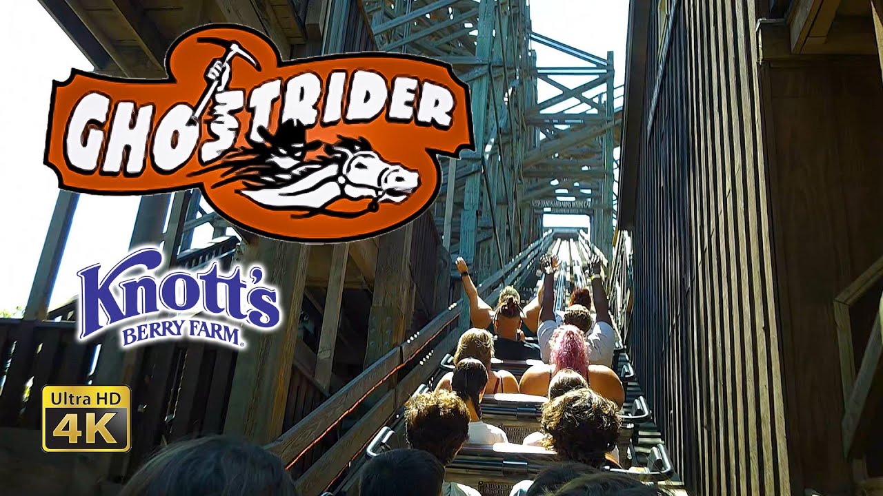 August Ghost Rider Roller Coaster On Ride K Pov Knott S Berry