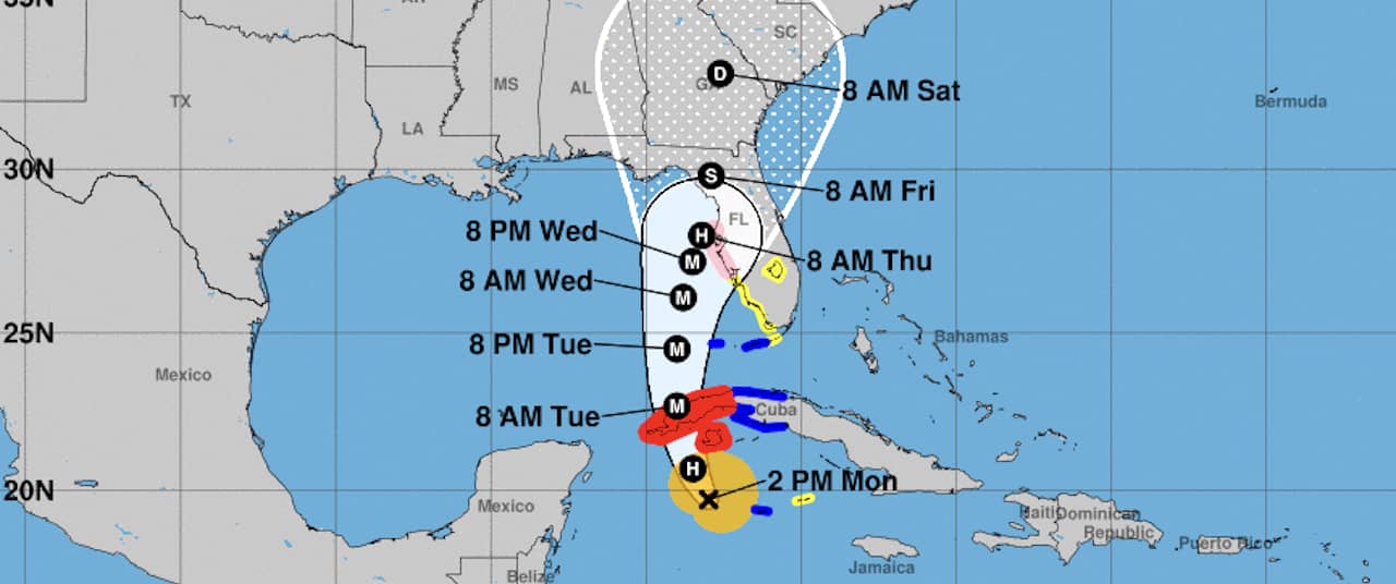 Evacuation Commences As Hurricane Ian Heads Toward Florida