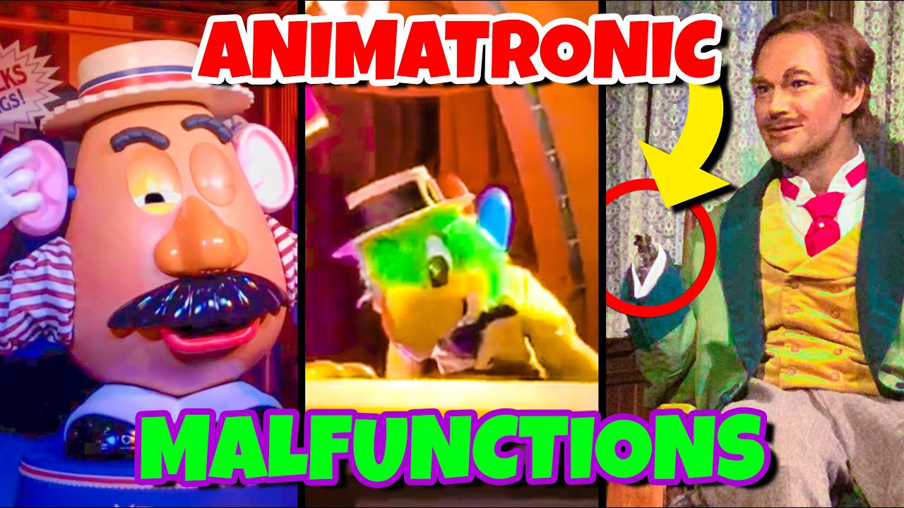 Top 10 Disney Fails Animatronic Malfunctions Pt 10 Theme Park Org Top 10 Disney Fails Animatronic Malfunctions Pt 10 Theme Park Org