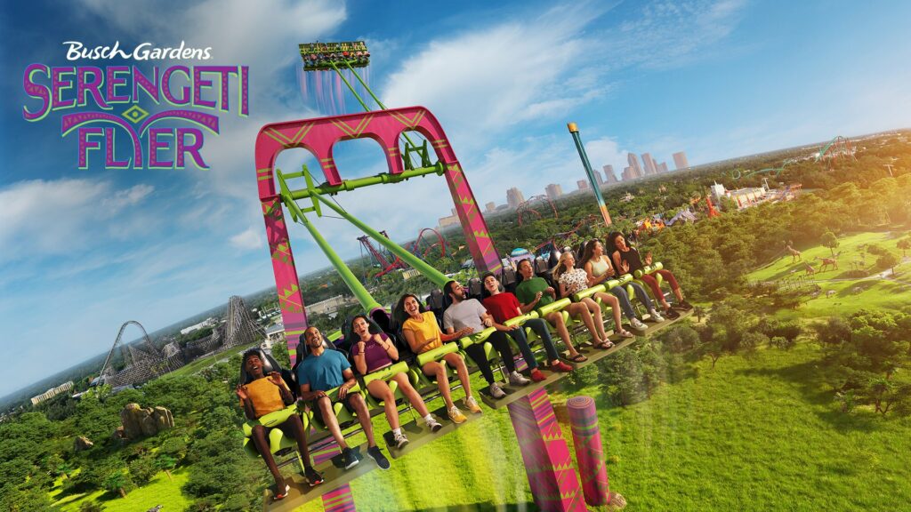 World's Tallest And Fastest Screamin' Swing Is Coming To Busch Gardens Tampa Spring 2023
