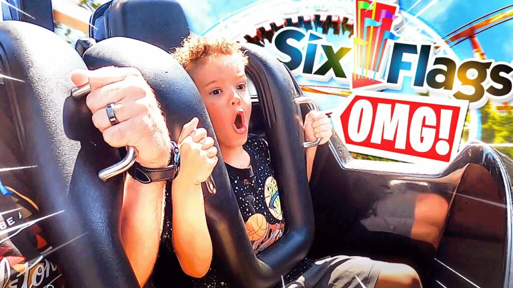 6 Year Old Faces and Overcomes His Biggest Fear... Six Flags | Subscribe to our YouTube Shorts Page!