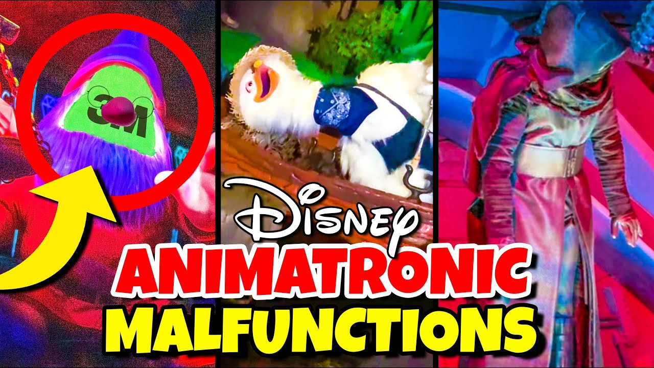 Top 10 Disney Fails Animatronic Malfunctions Pt 12 Theme Park Org Top 10 Disney Fails Animatronic Malfunctions Pt 12 Theme Park Org