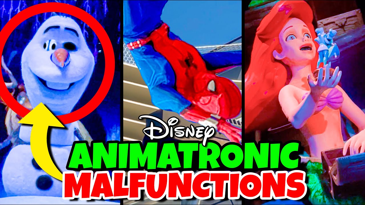 Top 10 Disney Fails Animatronic Malfunctions Pt 15 Theme Park Org Top 10 Disney Fails Animatronic Malfunctions Pt 15 Theme Park Org