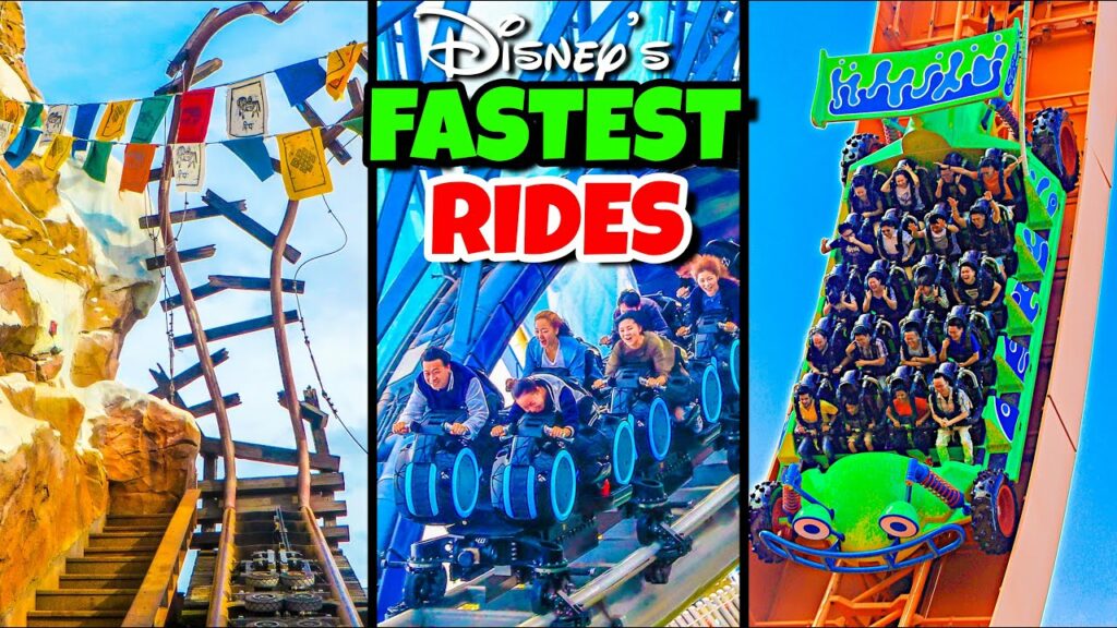 Top 10 Fastest Disney Rides in the World - Walt Disney World, Disneyland Paris & More | ►LAST VIDEO: Top 10 Disney Fails & Animatronic Malfunctions Pt 10