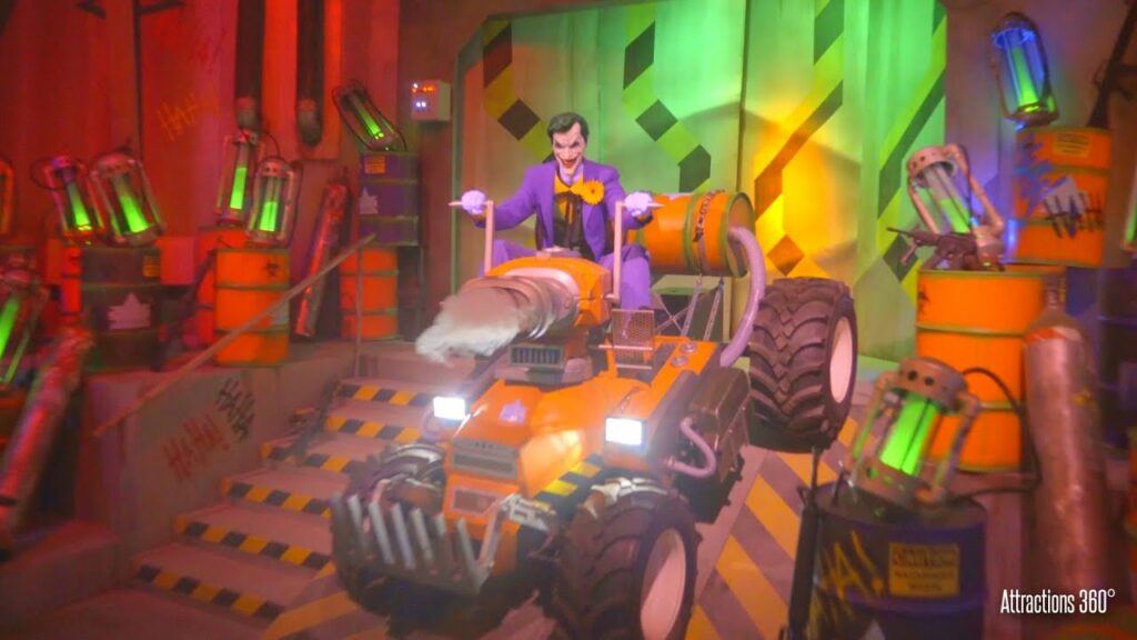 Justice League Dark Ride - Six Flags - Sally's Dark Ride | *Ride filmed on 7/11/2017 during Six Flags Grand opening Media Event of Justice League: Battle for Metropolis.