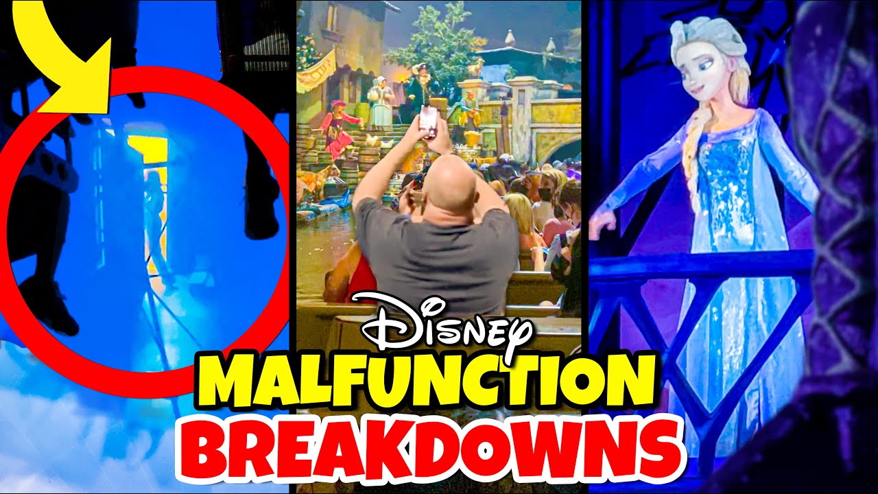 Top 10 Disney Fails Ride Breakdowns Malfunctions Pt 6 Walt Disney Top 10 Disney Fails Ride Breakdowns Malfunctions Pt 6 Walt Disney