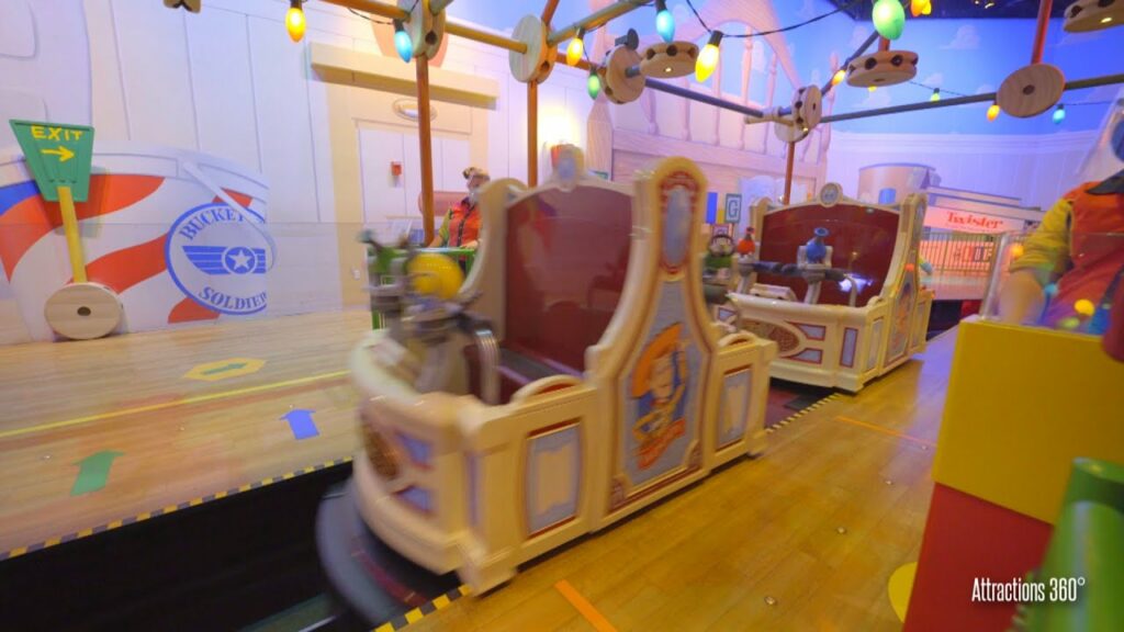 Toy Story Midway Mania 4D Ride - Disney's Hollywood Studios | Walt Disney World | If you guys have been on Toy Story Midway Mania at other Disney Parks, which one has the better queue? Disney California Adventure, Tokyo DisneySea or Disney's Hollywood Studios?