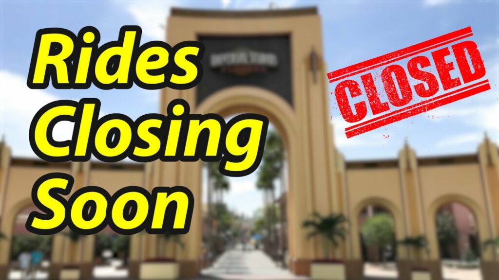 8 Ride Closings Happening Soon at Universal Orlando | Dates Revealed | T-shirts link: