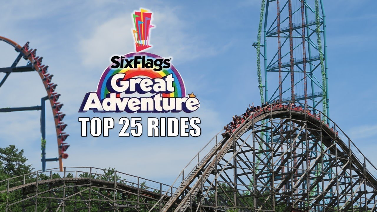 Top 25 Rides At Six Flags Great Adventure Theme 