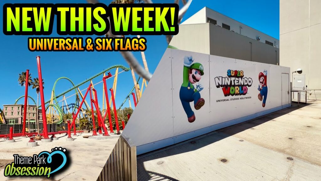 Universal Studios & Six Flags Magic Mountain Update! Super Nintendo World, Wonder Woman & More! | 📸Follow me on Instagram
