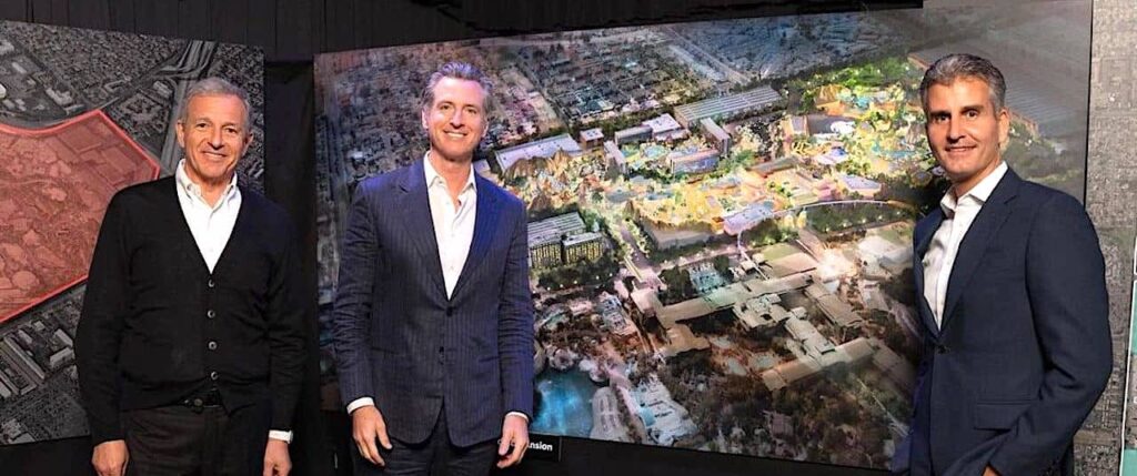 Gavin Newsom visits Disneyland to celebrate Pride