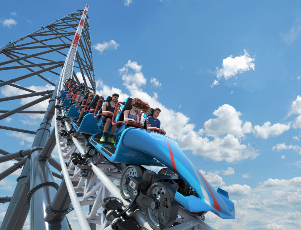 Base Pillars Installed For 420ft Rear Spike On Top Thrill 2 At Cedar Point, Here Is How It Currently Looks!