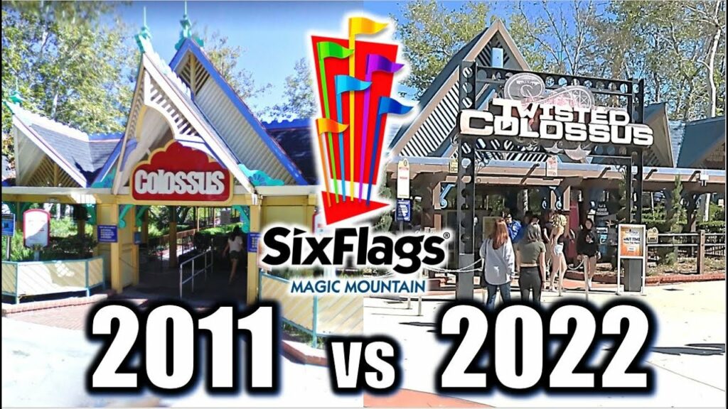 Six Flags Magic Mountain: 2011 vs 2022 | Join the Discord: