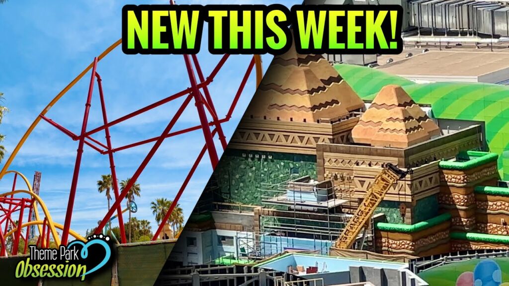 Super Nintendo World & Wonder Woman Updates! | New At Universal Studios & Six Flags | 📸Follow me on Instagram