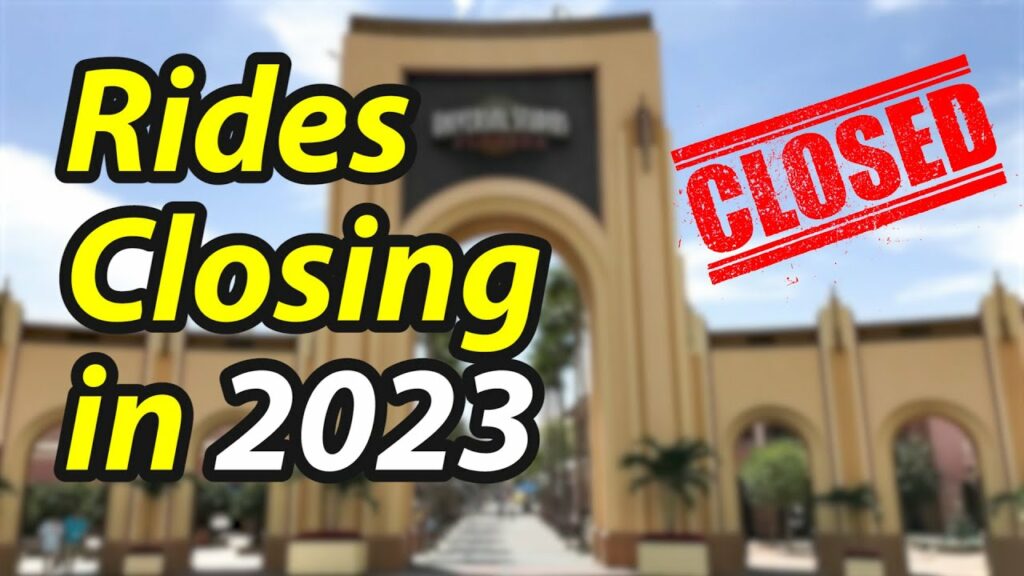 6 Attraction Closures Happening Soon at Universal Orlando | Dates Revealed | The RixFlix aStore: