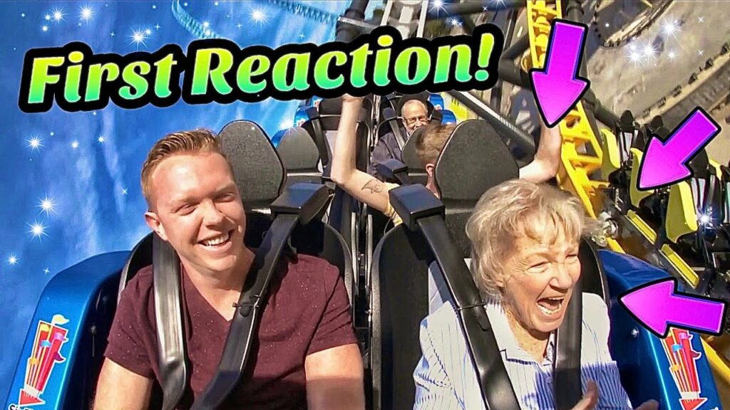 😱My Grandma Rides West Coast Racers! | Six Flags Magic Mountain | 🔥🔥Theme Park Obsession Merch🔥🔥