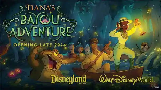 New Vibrant Mural Is Revealed For Tiana's Bayou Adventure, Coming To Magic Kingdom and Disneyland Park In 2024 | Read More New Vibrant Mural Is Revealed For Tiana's Bayou Adventure, Coming To Magic Kingdom and Disneyland Park In 2024