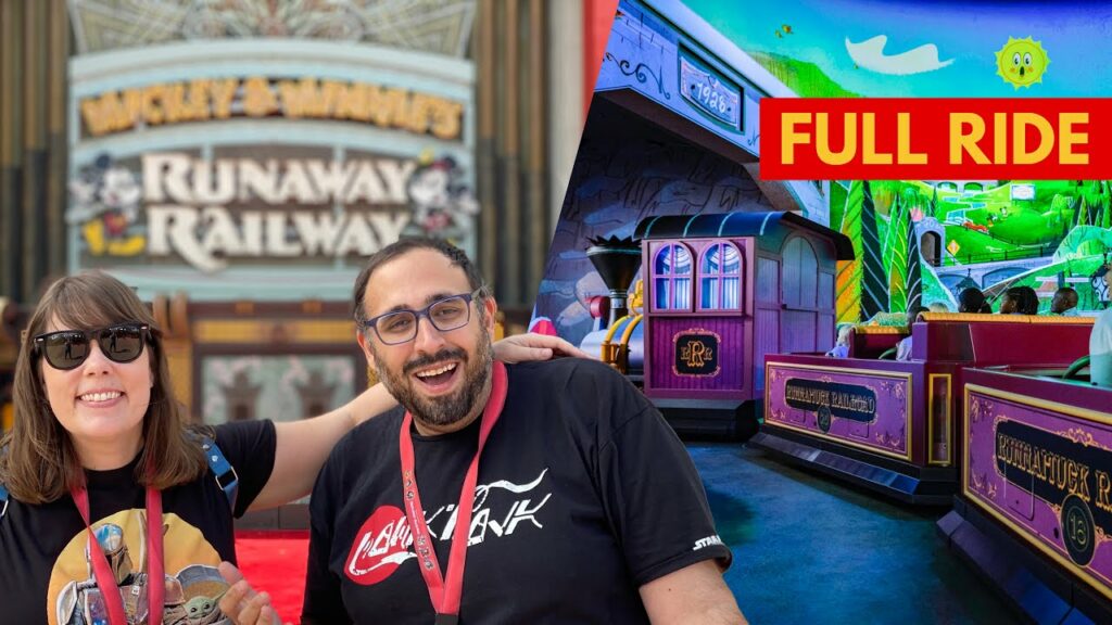 FULL RIDE: Mickey and Minnie’s Runaway Railway - Disney World’s New Ride! | Mickey and Minnie’s Runaway Railway is an innovative dark ride which makes use of trackless vehicles (like those used on the recently opened Star Wars: Rise of the Resistance and Ratatouille) in combination with bold projection mapping that transforms the animated world around you, animatronics of the retro-style Mickey Mouse cartoon characters and even a small bit of immersive motion simulator technology. FULL RIDE: Mickey and Minnie’s Runaway Railway - Disney World’s New Ride! | Mickey and Minnie’s Runaway Railway is an innovative dark ride which makes use of trackless vehicles (like those used on the recently opened Star Wars: Rise of the Resistance and Ratatouille) in combination with bold projection mapping that transforms the animated world around you, animatronics of the retro-style Mickey Mouse cartoon characters and even a small bit of immersive motion simulator technology.