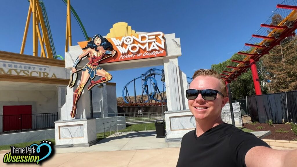 Wonder Woman Flight of Courage at Six Flags is Now Open! | First Ride, Reverse POV & More | 📸Follow me on Instagram