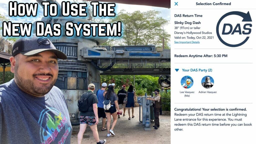 How To Use The NEW DAS System With Genie+ At Disney World! Everything You Need To Know! | DAS Registration Site: