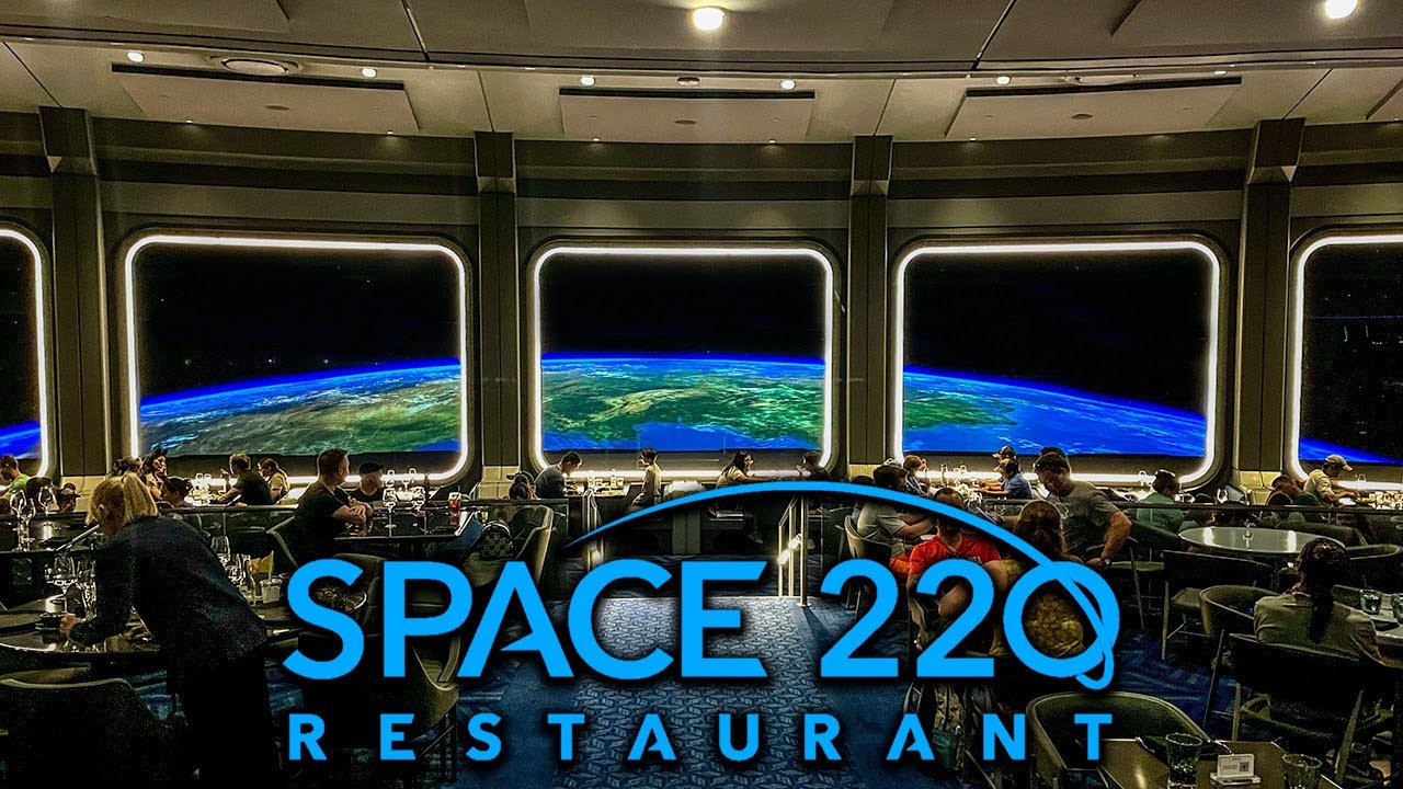 Dine In Space At The Space 220 Restaurant In Epcot At Disney World ...