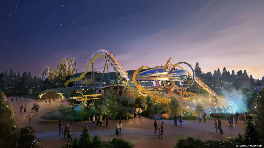 New Details Revealed For Starfall Racers Roller Coaster At Universal Epic Universe