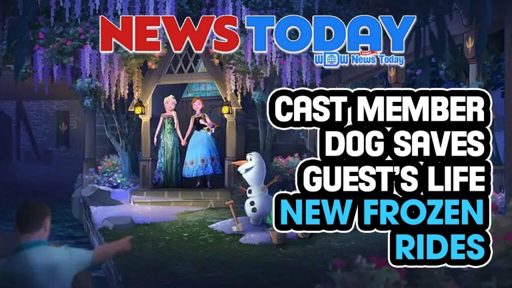 Cast Member Dog Saves Guest’s Life, New Frozen Rides | #WaltDisneyWorld #DisneyParks #disneynews