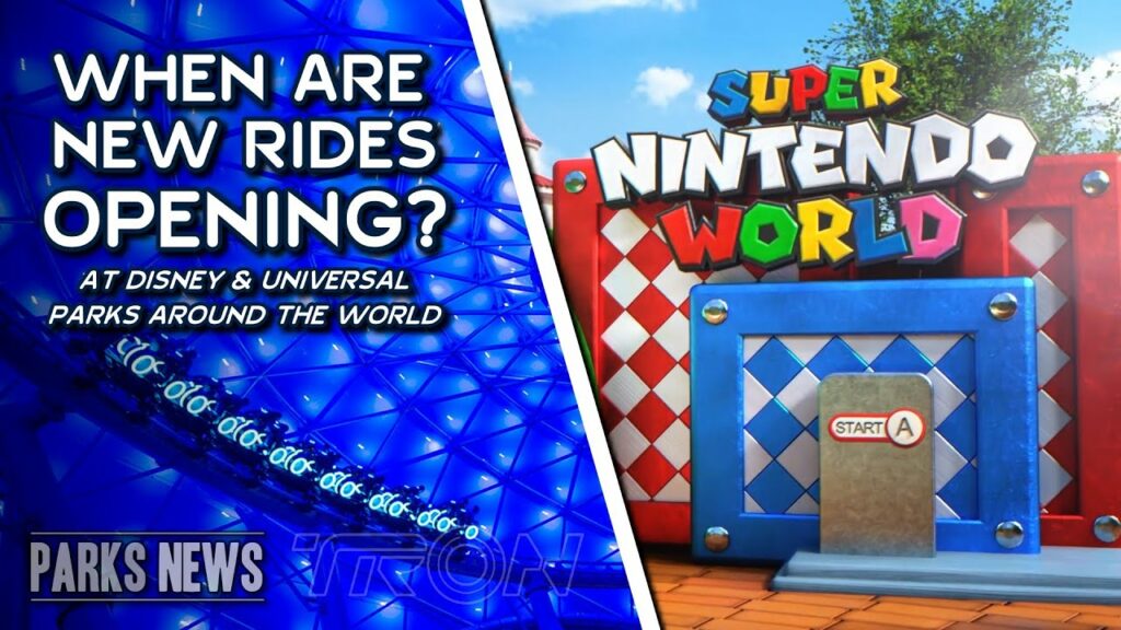 When New Rides Will Open at Theme Parks - Delays, Cancellations & Grand Openings | From Super Nintendo World at Universal Studios Japan to the Ratatouille ride at EPCOT—and everything in between—let’s go over upcoming rides around the world, and when we think they’ll be ready to open. In some cases we have official dates, (which are still subject to change,) but in many cases, we’ll be going by rumors based on the best information available as of the time of this video. When New Rides Will Open at Theme Parks - Delays, Cancellations & Grand Openings | From Super Nintendo World at Universal Studios Japan to the Ratatouille ride at EPCOT—and everything in between—let’s go over upcoming rides around the world, and when we think they’ll be ready to open. In some cases we have official dates, (which are still subject to change,) but in many cases, we’ll be going by rumors based on the best information available as of the time of this video.