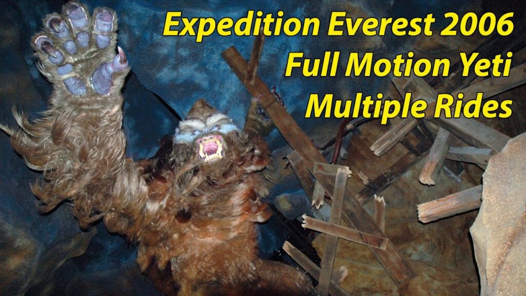 Expedition Everest 2006 w/ Working Yeti, All Effects - Multiple POV Rides, Disney's Animal Kingdom | This is Expedition Everest from 2006 at Disney's Animal Kingdom Park with the working Yeti and effects! Jeff took this video footage during the opening year for Expedition Everest, and it includes multiple rides and some footage of the Yeti in slow-motion as well. The Yeti didn't work for long, but you can still see it in the ride. Also shown are the original cave mist & bird effects.