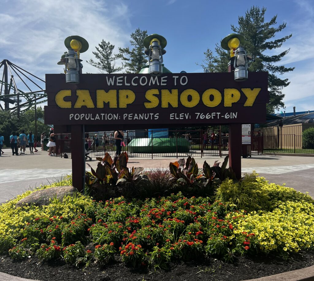 NEW Camp Snoopy Children's Area At Kings Island