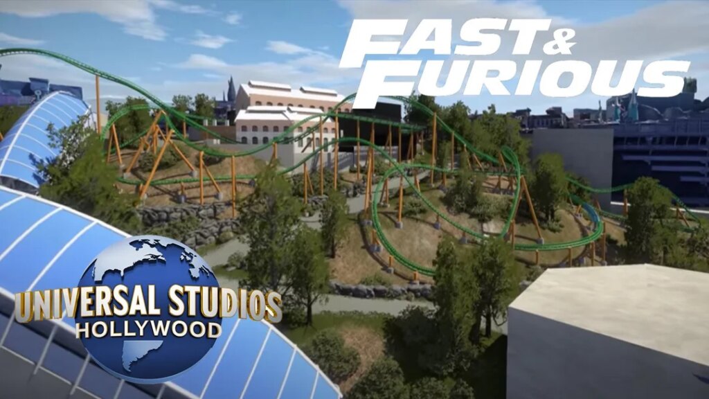 Show building rises for new Fast and Furious roller coaster coming to Universal Studios Hollywood in 2025!