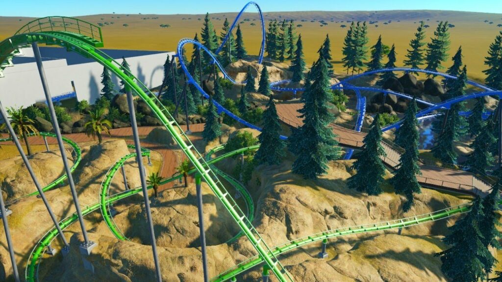 Let's Play Planet Coaster - The London Resort Episode 3 | In this episode I start work on the Base Camp themed area of the park with the installation of two roller coasters. Along with building both of these rides, I also work on the terrain and landscaping throughout the area, ahead of installing the theming in Episode 4!