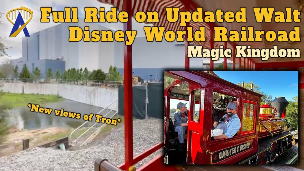 Full Ride on the Magic Kingdom Train With New Narration and Tron View - Walt Disney World Railroad | BUY OUR MAGAZINES ►