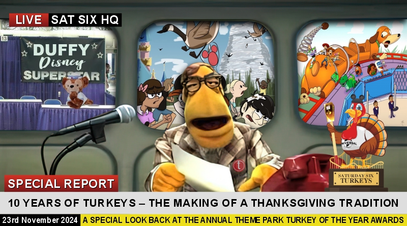 SATURDAY SIX Presents: 10 Years of Turkeys – The Making Of a Thanksgiving Tradition