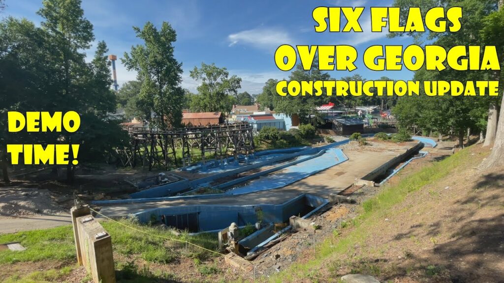 Six Flags Over Georgia New For 2022 Attraction Construction / General Park Update 6.29.21 Demo Time! | If you are excited to see what is coming to the park, share the video with a friend and SMASH THAT SHARE BUTTON!!!