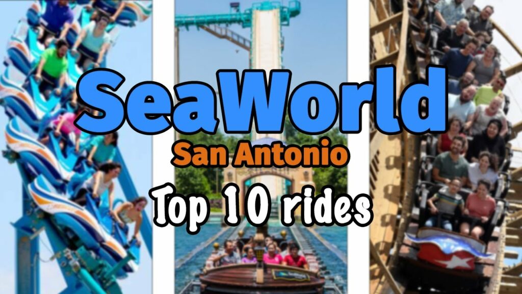 Top 10 Rides at SeaWorld San Antonio - Texas | 2022 | Cstrs101