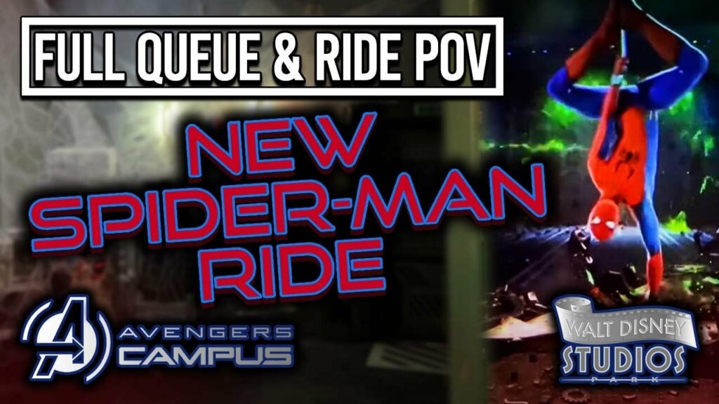 Spider-Man Web Adventure NEW RIDE POV Walt Disney Studios Paris Avengers Campus | Spider-Man W.E.B. Adventure has opened with the rest of Avengers Campus at Walt Disney Studios Park in Disneyland Paris. The land is somewhat similar to its California counterpart, but with a few differences. For example, Paris has Avengers Assemble: Flight Force instead of Guardians of the Galaxy – Mission: Breakout!