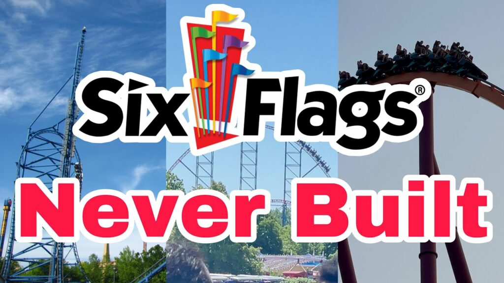 The Best Six Flags Attractions Never Built | Great America Entertainment Villiage: