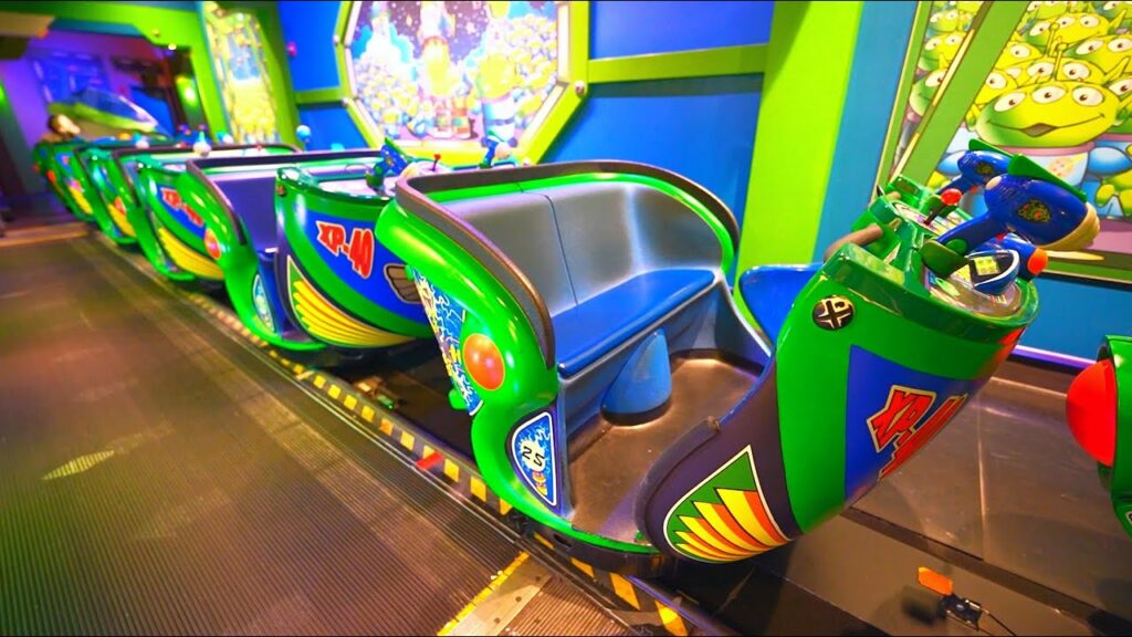 [NEW 2022] BUZZ LIGHTYEAR ASTRO BLASTERS AT DISNEYLAND - LOWLIGHT POV | kai's channel -