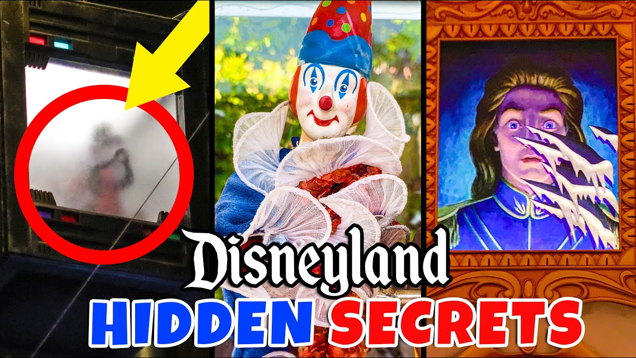 Top 7 Hidden Secrets At Disneyland Pt 3 Disneyland Secrets Theme