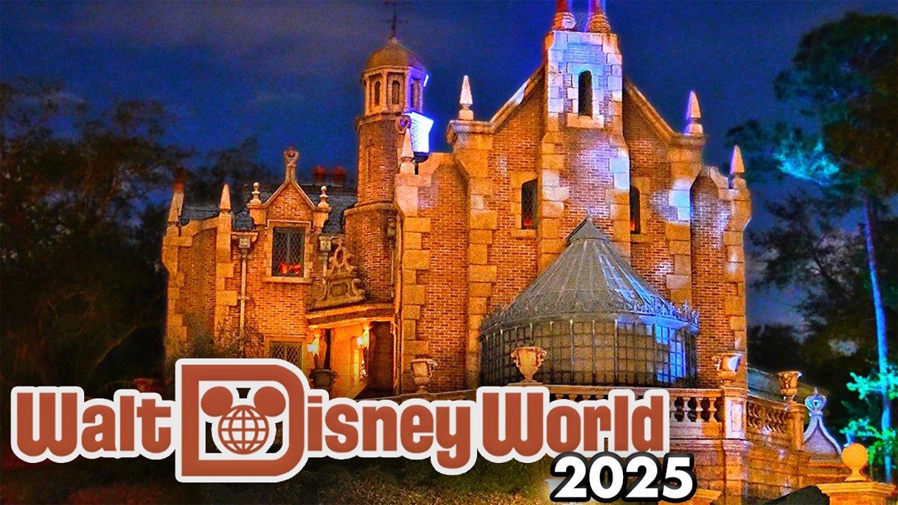 Haunted Mansion 2025 Magic Kingdom Ride At Walt Disney World 4k60