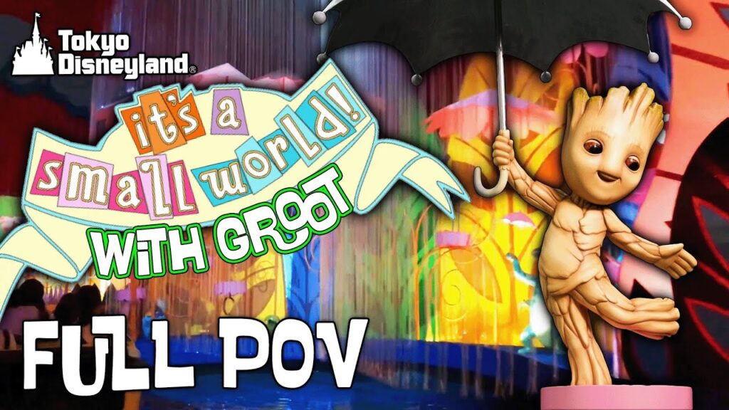 “it’s a small world” with Groot - Marvel Ride POV - Tokyo Disneyland | #WaltDisneyWorld #DisneyParks #DisneyNews