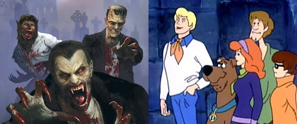 Scooby-Doo and Universal Monsters