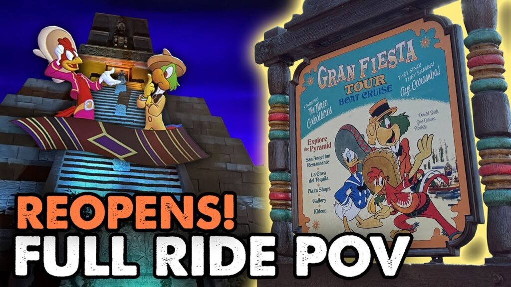 Gran Fiesta Tour Starring The Three Caballeros Reopens at EPCOT