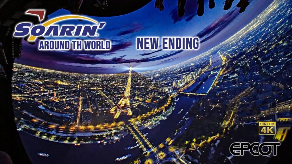 Soarin' Around the World with New Ending On Ride 4K