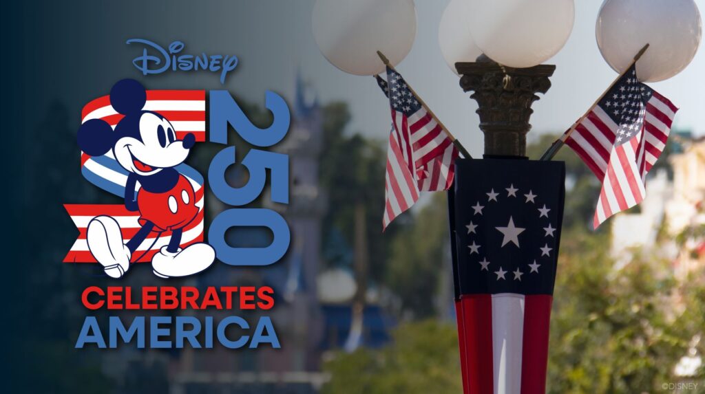 Disney Celebrates America’s 250th Anniversary | The Walt Disney Company is joining a once-in-a-lifetime celebration of our nation’s 250th anniversary with a new initiative called “Disney Celebrates America.” Kicking off on Veterans Day 2025 and continuing through the July 4, 2026, weekend, this celebration will bring together Disney’s beloved brands and platforms to honor America’s past, celebrate the present, and inspire its future. America 250 Disney