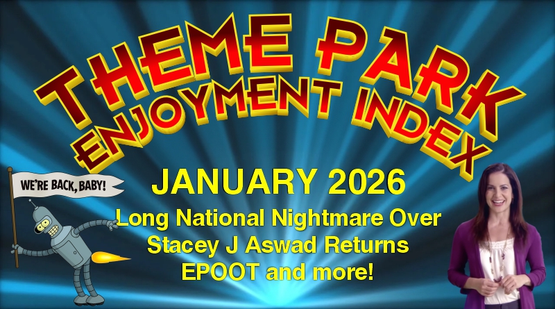Theme Park Enjoyment Index for JANUARY 2026