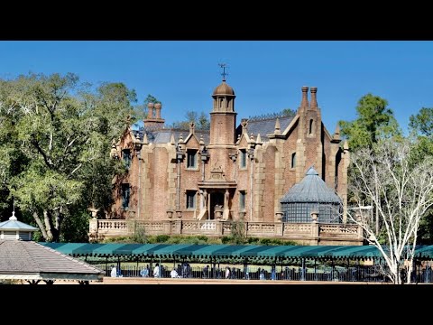 The Haunted Mansion Magic Kingdom FULL Ride Experience in 4K