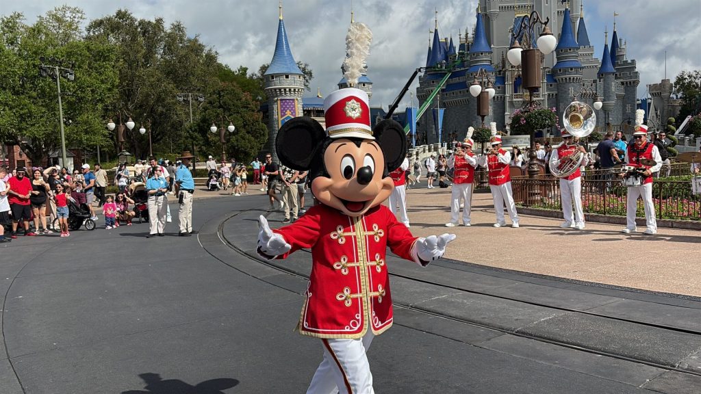 Mickey Mouse Starts Conducting the Main Street Philharmonic at Magic Kingdom